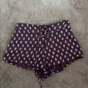 Flowy Lace-Up Shorts